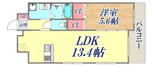 グレンパーク兵庫駅前の物件間取画像